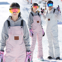 19-20 season ICOP strap for couples ski pants for men and women slim version warm snowboard pants (K072)