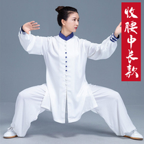 High-end Taiji clothing womens new elegant 2021 competition performance Taijiquan male long spring and autumn clothing