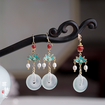 taobao agent Genuine design ethnic cheongsam, hair accessory, Chinese hairpin with tassels, ethnic style