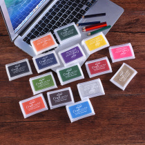 Large ink pad DIY decoration ink pad box seal (15 colors) big stamp