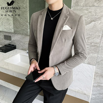 Fugui bird autumn and winter mens suit jacket Korean slim handsome trend business casual suit jacket single piece