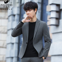  Rich bird casual suit mens suit Korean version of the trend slim-fitting handsome youth small suit spring and autumn thin jacket