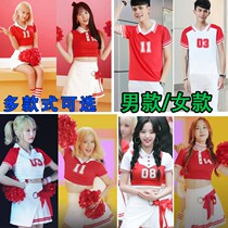 The new cheerleading cheerleader plays out of the Korean womens groups same Games group dance suit bodybuilding suit