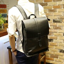 Shoulder bag mens Korean cortice fashion trend computer backpack male college students travel large capacity of 7X