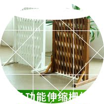 Small courtyard fence fence wall Villa yard fence balcony railing raised plant climbing vine grid anticorrosive wood flower