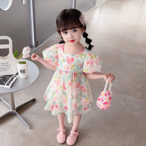 Brand discount storesExclusion of warehouse girl shredded dress children dress girl Yangang Princess tide