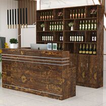 Hotel bar cashier liquor cabinet integrated simple modern mother and baby shop corner shop small stationery cabinet bar counter