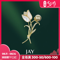 JAY womens brooch mothers 2021 new trendy high-end womens corsage summer suit pin temperament