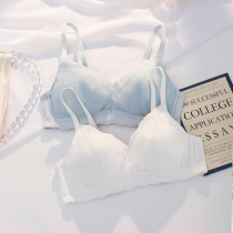 Underwear women thin summer small breasts gathered without steel ring anti-sagging milk anti-sagging Autumn New 2020 explosion bra