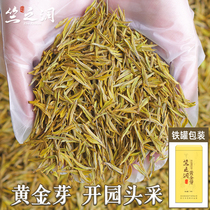 Spot 2021 new tea Zhu Zhirun Anji white tea golden buds 50g canned Mingqian boutique opening garden first pick