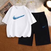 Boy Clothing Boys Suit Summer Short Sleeves New CUHK Kids Sports Clothes Girls Summer Clothing Foreign Air Children Shorts