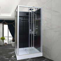 Rectangular shower room overall bathroom dry and wet separation household integrated bathroom tempered glass partition bath room