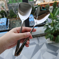 Michael kitchen 304 stainless steel multi-purpose rice spoon meal spoon split spoon public Spoon buffet pick-up meal spoon