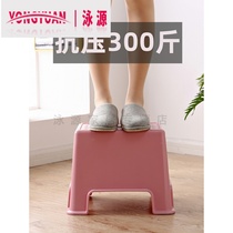 Stool household plastic stools can zhuo deng thickening bench children shoes fang hua deng bath fortress stool Square