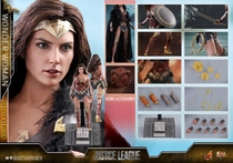 HT HotToys 1 6 Justice League Wonder Woman 3 0 Black Robe Edition Normal Edition Deluxe Edition
