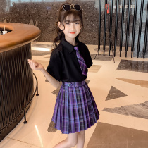  Childrens genuine jk uniform skirt summer 2021 new autumn college style big child Western style girl dress