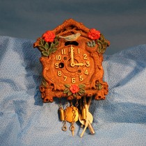 Canadian miniature Cuckoo clock Cuckoo clockwork mechanical wall clock Western antique watch collection use