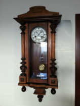 Western old watch German Flower House Antique mechanical old wall clock