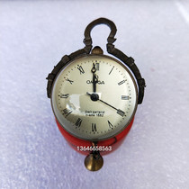 Small and exquisite 3cm round ball crystal watch Hanging watch Antique watch OMEGA vintage mechanical watch manual clockwork