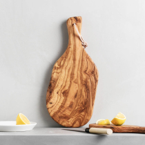 Germany imported Pasterkamp olive wood cutting board Irregular cut fruit bread board Household solid wood cutting board
