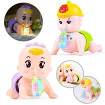 Electric Crawling Doll Baby Learning Climbing Toy Girl Baby Talking Simulation Climbing Baby Running Climbing Bottle