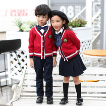 British style kindergarten garden clothes Spring and autumn clothes Korean version of childrens class clothes Primary school uniforms autumn and winter teacher clothes suits