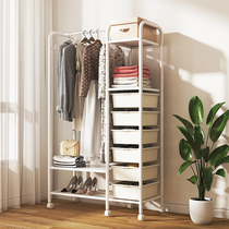 Simple hanger floor-to-ceiling bedroom hanger coat rack balcony storage rack household drying rack removable