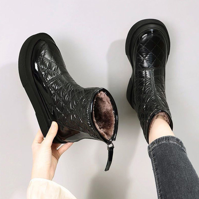 taobao agent Non-slip keep warm low boots platform, 2023 collection
