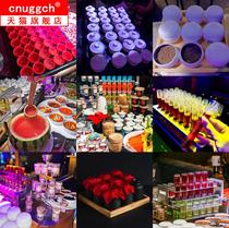 New pub wine set Erma Rainbow bucket Bingqian Cocktail Drunk Tea Cup Drunk Sanxian Test Tube Cup Set