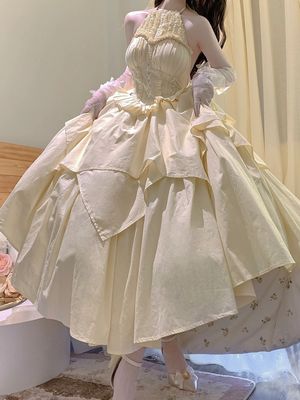 taobao agent Dress with sleeves, small princess costume, Lolita style, sleevless