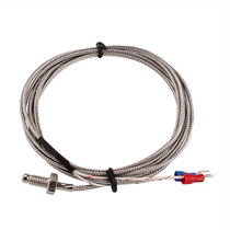 k-type E-type thermocouple M6 M8 screw compression spring sensor temperature control probe temperature sensing line