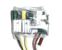(Ordinary mechanical switch seconds become intelligent) HASSMART wall switch modification module-double Open