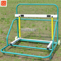 Sports equipment truck movable disassembly hurdle cart hurdle frame carrier hurdle frame