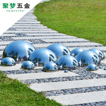 Ju Meng Hardware stainless steel semicircular ball 201 decorative ball 1 5 thick metal ball Steel ball Hollow semicircular ball float ball