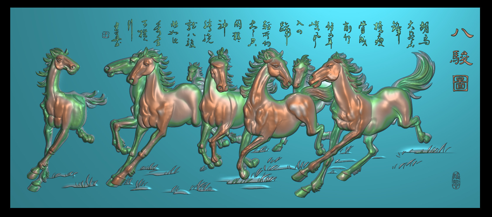 乾隆八骏精雕素材-乾隆八骏精雕素材促销价格、乾隆八骏精雕素材品牌- 淘宝