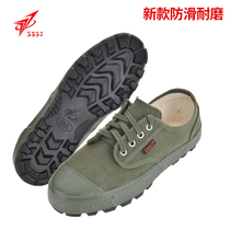 3737 Jiefang shoes mens labor insurance shoes mountaineering non-slip wear-resistant construction site migrant workers shoes canvas shoes yellow rubber shoes women