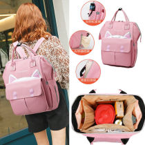 Mommy Bag Large Capacity Multifunction Double Shoulder Backpack 2020 New Treasure Mother Hand Out Expectant Mother Baby Bag