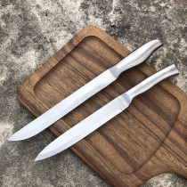 Stainless steel long fruit knife melon fruit knife thick sharp ultra-fast cutting watermelon fillet fish cut honey slaughtering and cutting barbecue
