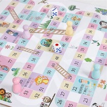 Kindergarten childrens game Flying chess adventure puzzle toy checkers big adventure roll dice table game