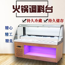 Seasoning table commercial kitchen with sliding door can brake small cart seasoning custom driver double layer ice jelly