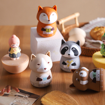 Sheri Cartoon Timer Kitchen Countdown Reminder Mechanical Timing Alarm Clock Children Learn Dedicated Timer