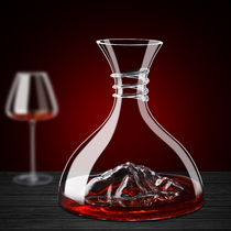 Quick wine decanter home luxury high-end Crystal European personality creative iceberg set glass waking pot