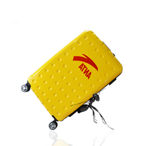 Anta sponsors the Chinese delegation national team yellow suitcase trolley case metal flag