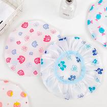 Body shower cap women waterproof bath headgear adult children cute Korean summer kitchen stir-fry hair hat