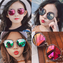 2020 Childrens glasses sun glasses Boys and Girls Sunglasses Korea Anti-UV Glasses Baby Sunglasses Tide