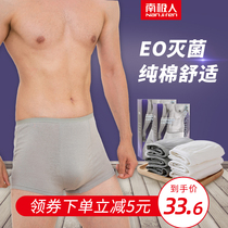 Antarctic disposable underwear mens flat corner travel cotton portable pants hand-in shorts travel paper underwear women
