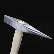  Welding hammer Safety hammer Welder hammer Slag hammer Welding slag hammer Rust hammer Rust removal hammer flat head wooden handle Household
