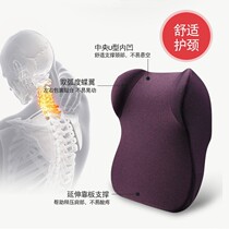 Sports mesh cloth adjustable thickness car cushion waist headrest universal model neck pillow memory Cotton Four Seasons
