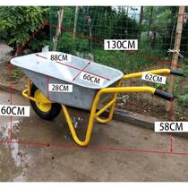 One-wheeled trolley Construction site garden push sand and mud One-wheeled trolley Garbage agricultural tool trolley?