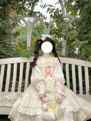 taobao agent Genuine design long spring dress, small princess costume, suitable for teen, Lolita style